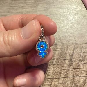 Pandora Powerful Woman Opal Dangle Charm